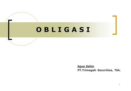 Agus Salim PT.Trimegah Securities, Tbk.