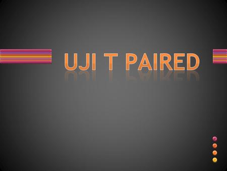 UJI T PAIRED.