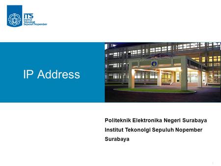 IP Address Politeknik Elektronika Negeri Surabaya