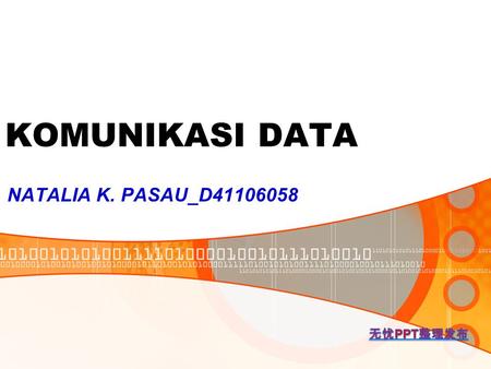 KOMUNIKASI DATA NATALIA K. PASAU_D41106058. Pokok Bahasan: 5.7 Internet protocol version 4 (IPv4) 5.8 ICMP (Internet control message protocol) 5.9 Internet.