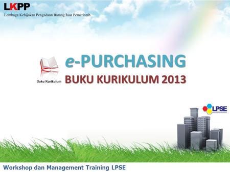e-PURCHASING BUKU KURIKULUM 2013