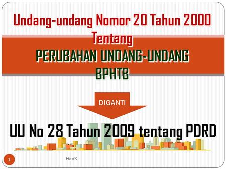 UU No 28 Tahun 2009 tentang PDRD