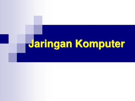 Jaringan Komputer.