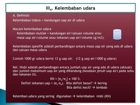 Kelembaban Udara Indikator Kompetensi Ppt Download