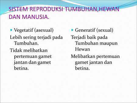 Reproduksi Pada Tumbuhan Ppt Download