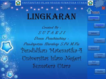 LINGKARAN Pendidikan Matematika-4 Universitas Islam Negeri
