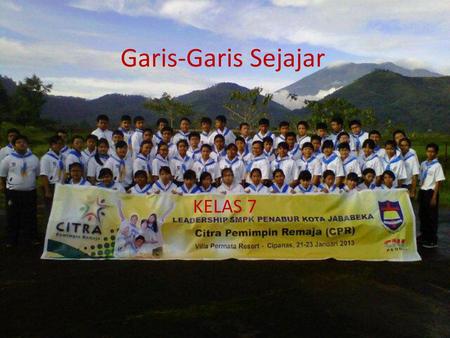 Garis-Garis Sejajar KELAS 7.