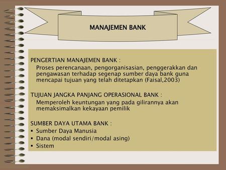 Gambaran Umum Perbankan Ppt Download