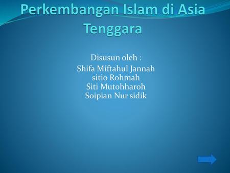 Perkembangan Islam di Asia Tenggara