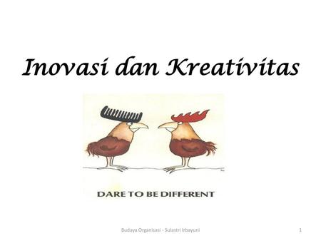 Inovasi dan Kreativitas