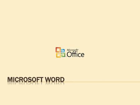 Microsoft Word.