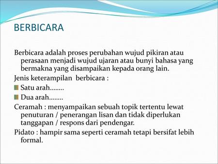Kuliah M14 Bahasa Melayu Tinggi Penyajian Lisan Bbm3401 Ppt Download