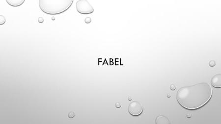 Fabel.