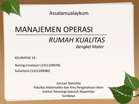 Proposal Usaha Bengkel Motor Ppt Download