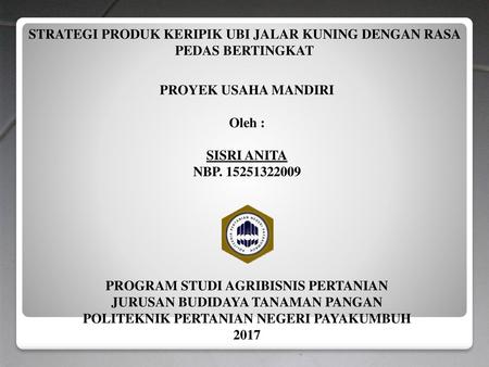 Proposal Usaha Ice Sea Blue Ppt Download