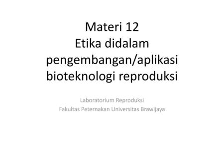 Bioteknologi Pertanian Dan Forensik Ppt Download