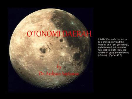 OTONOMI DAERAH by Dr. Ardiyan Saptawan