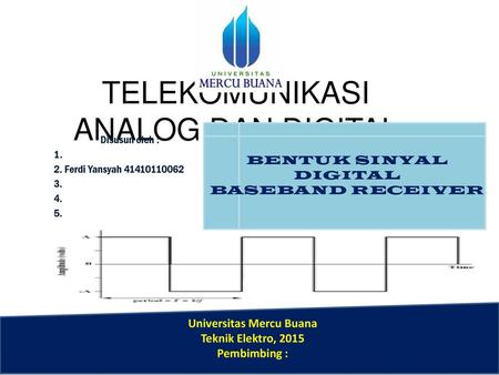 TELEKOMUNIKASI ANALOG DAN DIGITAL