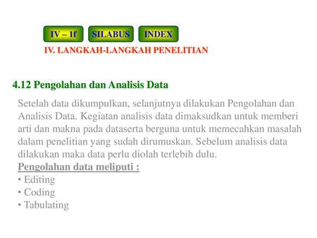 Teknik Pengolahan Data Dan Analisis Data Penelitian Kuantitatif Ppt Download