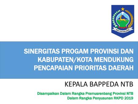 Percepatan Penanggulangan Kemiskinan Nusa Tenggara Barat Ppt Download