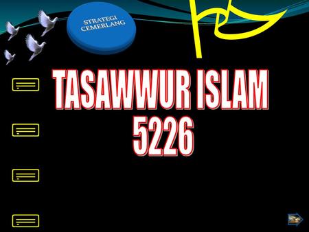 P STRATEGI CEMERLANG ;;;; TASAWWUR ISLAM 5226.