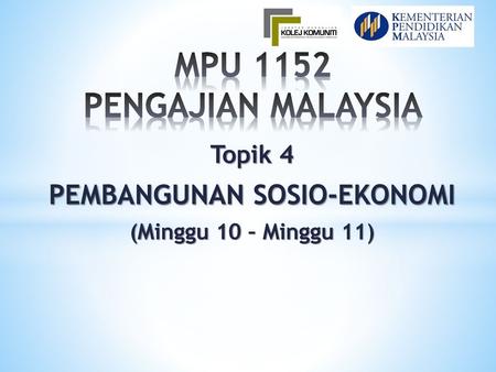 MPU 1152 PENGAJIAN MALAYSIA