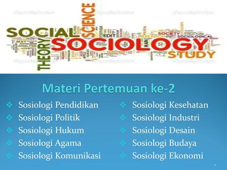 Materi Pertemuan Ke 2 Sosiologi Pendidikan Sosiologi Politik Ppt Download