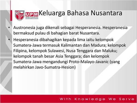Keluarga Bahasa Nusantara