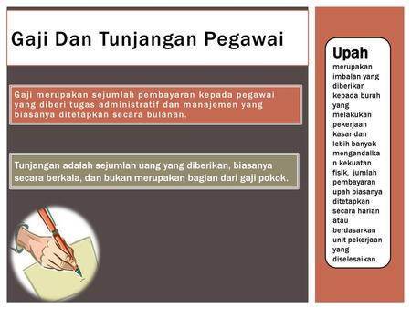 Tunjangan Allowance Adalah Segala Pembayarantambahan Oleh Pengusaha Ppt Download