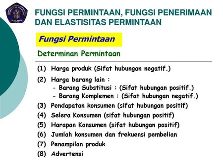 Elastisitas Kurva Permintaan Ppt Download