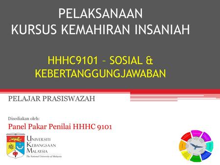PELAJAR PRASISWAZAH Disediakan oleh: Panel Pakar Penilai HHHC 9101