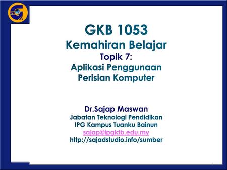 Mesyuarat Pengurusan Profesional IPGM KPM Bil 1/2015