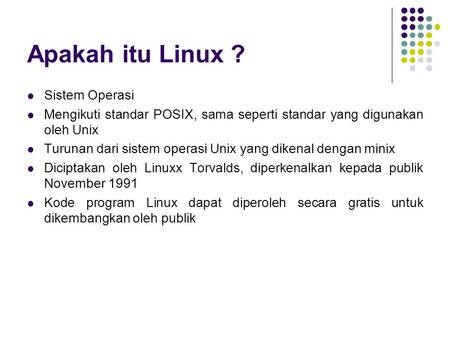 Apakah itu Linux ? Sistem Operasi