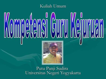 Putu Panji Sudira Kuliah Umum Universitas Negeri Yogyakarta.