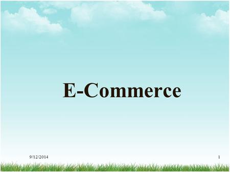 E-Commerce 4/6/2017.