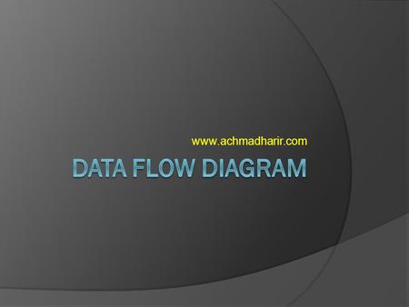Www.achmadharir.com DATA FLOW DIAGRAM.