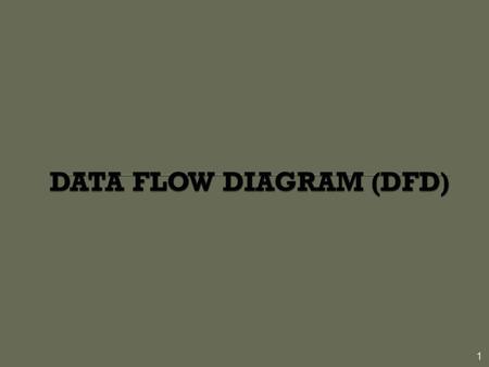 DATA FLOW DIAGRAM (DFD)