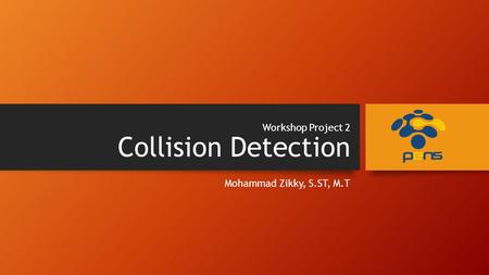 Workshop Project 2 Collision Detection