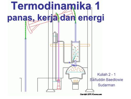Termodinamika 1 panas, kerja dan energi