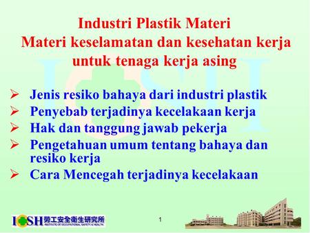 Jenis resiko bahaya dari industri plastik