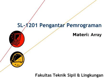 SL-1201 Pengantar Pemrograman