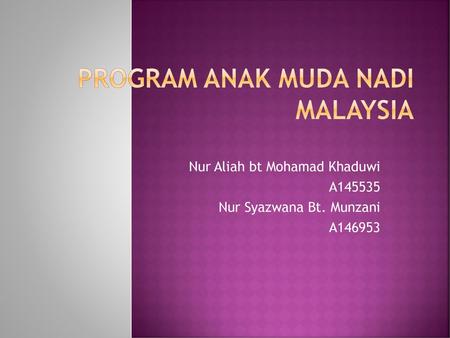 Program Anak Muda NADI Malaysia