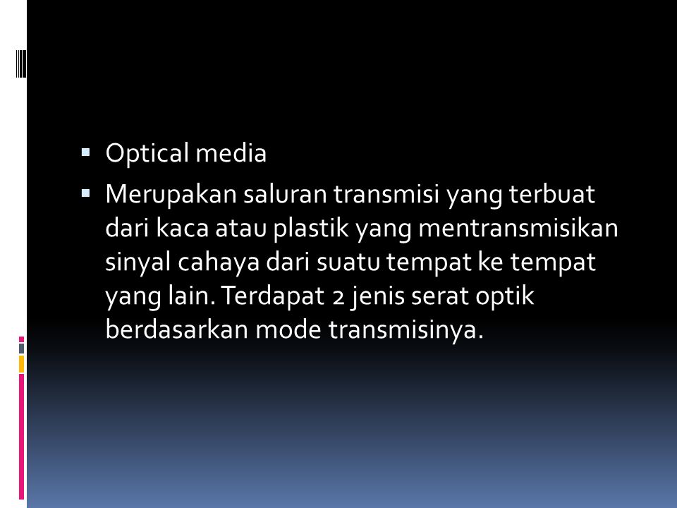 Optical media