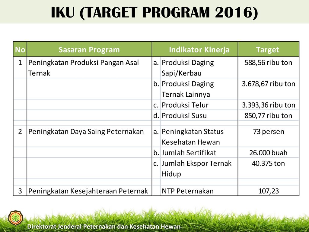 Target program