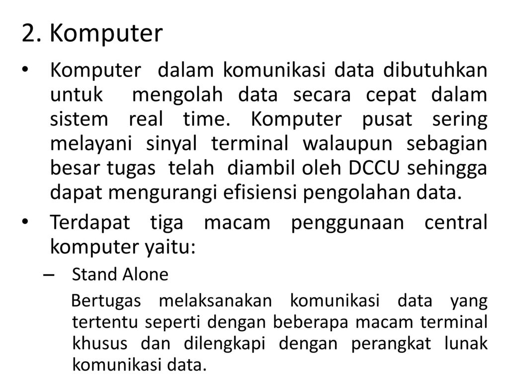 2. Komputer