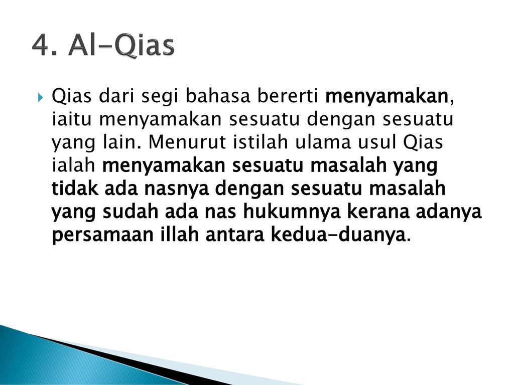 4. Al-Qias