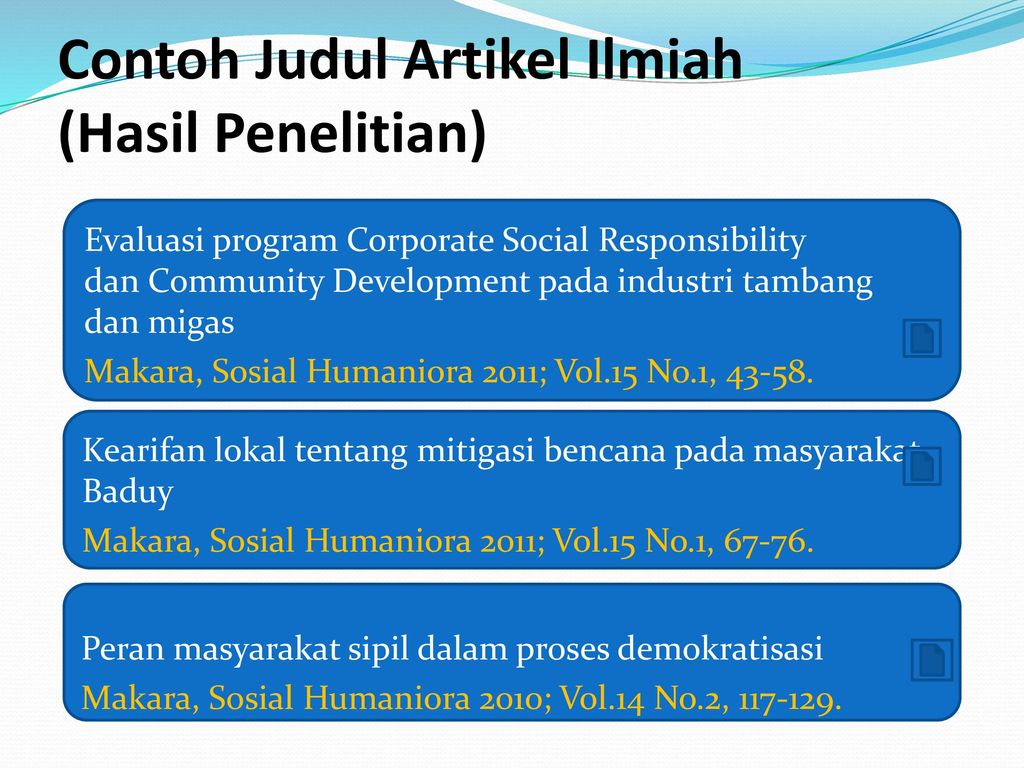 Contoh Artikel Ilmiah Sosial - Simak Gambar Berikut