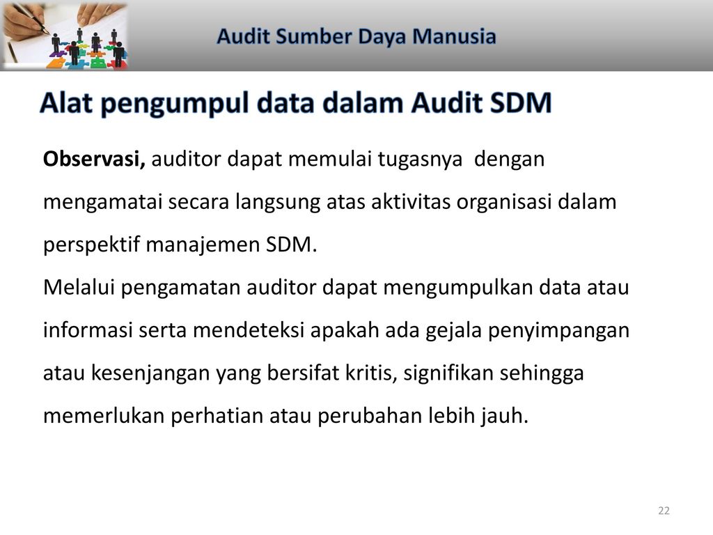 Audit Sumber Daya Manusia 4 Februari Ppt Download