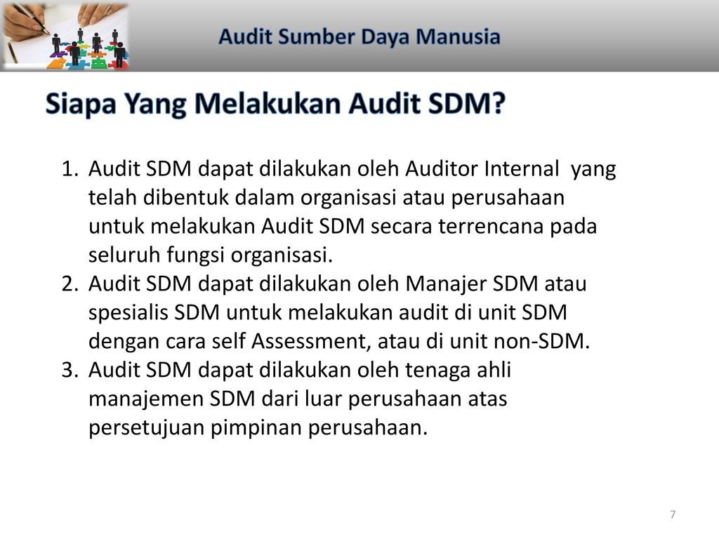 Audit Sumber Daya Manusia 4 Februari Ppt Download