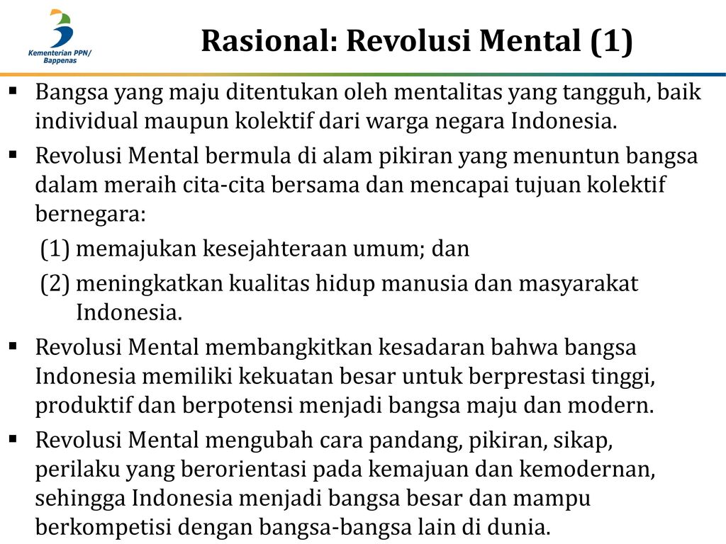 MULTILATERAL MEETING REVOLUSI MENTAL - Ppt Download